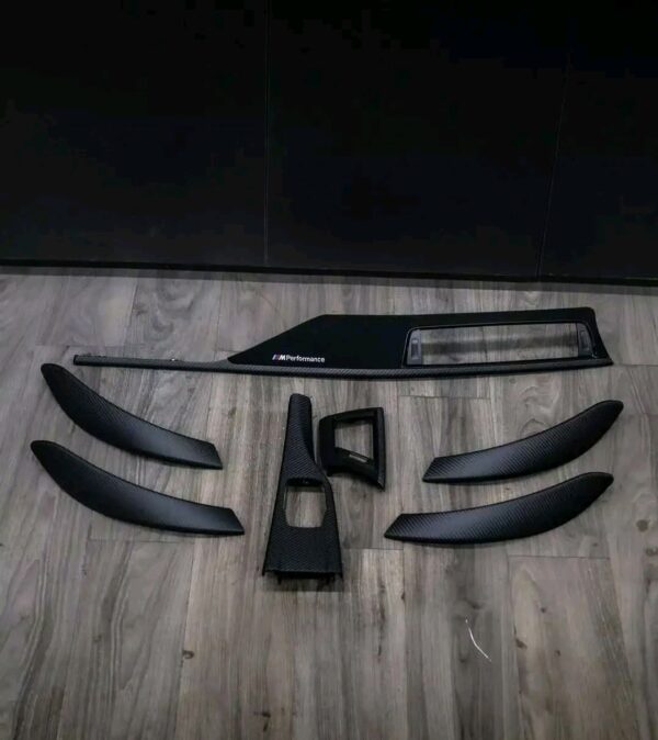 Original BMW M-Performance Carbon Alcantara Interior Trim Set for BMW F30 / F32 / F33 / F36 / F80 M3 / F82 M4 - Part Number 51952230351This Genuine BMW carbon fiber and alcantara is sure to completely transform the interior of your 3 Series or 4 Series - Image 3