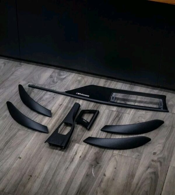Original BMW M-Performance Carbon Alcantara Interior Trim Set for BMW F30 / F32 / F33 / F36 / F80 M3 / F82 M4 - Part Number 51952230351This Genuine BMW carbon fiber and alcantara is sure to completely transform the interior of your 3 Series or 4 Series