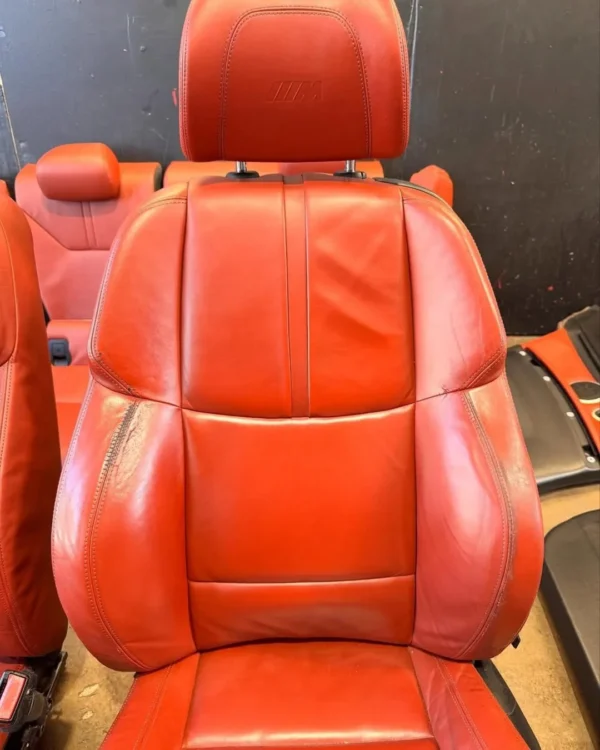 BMW E92 M3 Fox Red Interior - Image 3