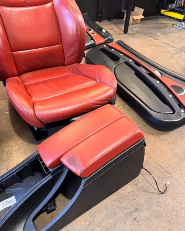 BMW E92 M3 Fox Red Interior - Image 4