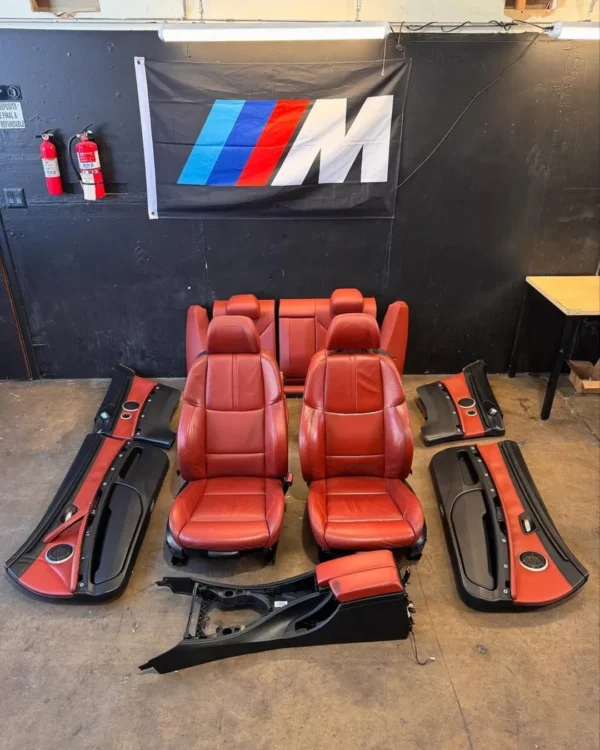 BMW E92 M3 Fox Red Interior