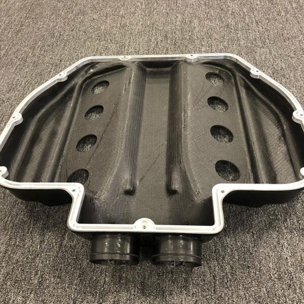 carbon fiber lower plenum for the BMW S62 for E39 M5 endurance racer - Image 2
