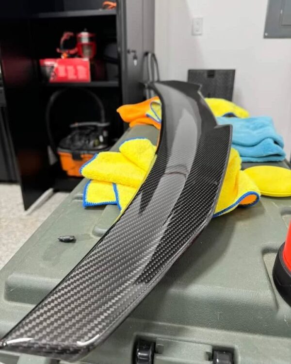 RW Carbon G82 GTX style trunk lip spoiler - Image 2