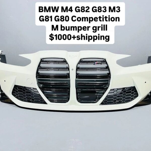 BMW M4 G82 G83 M3 G81 G80 Competition M bumper grill - Image 2