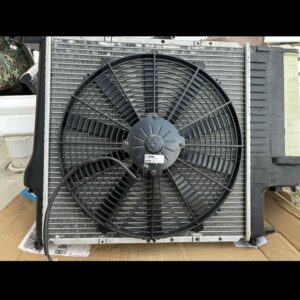 Bmw E30 Radiator with Spal Fan