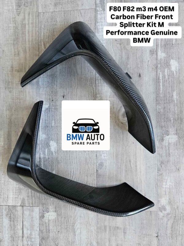 F80 F82 m3 m4 OEM Carbon Fiber Front Splitter Kit M Performance Genuine BMW