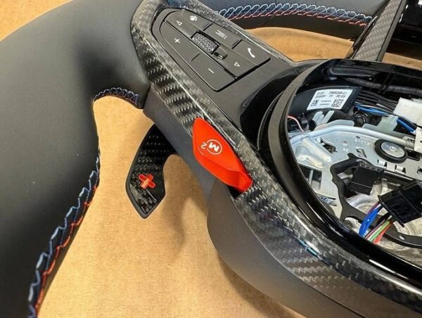 BMW M2 G87 M3 G80 G20 G21 M4 G82 M Steering Wheel Carbon HEATING VIBRO - Image 4