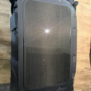 E46 carbon fiber sunroof delete panel.