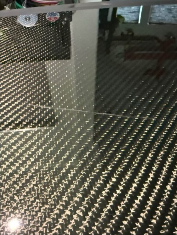 E46 carbon fiber sunroof delete panel. - Image 4