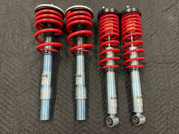 For Sale BMW E39 H&R RSS coilovers Complete set of H&R RSS Coilovers including OE top mounts front and rear for BMW E39. These are complete and ready to bolt in. No need to disassemble existing units. Approximately 1500 miles on the clock; these are like new.  These have stainless inverted mono-tubes up front and stainless mono-tubes out back. They are height adjustable. Upper mounts/bearings are all OEM/OE and brand new.
