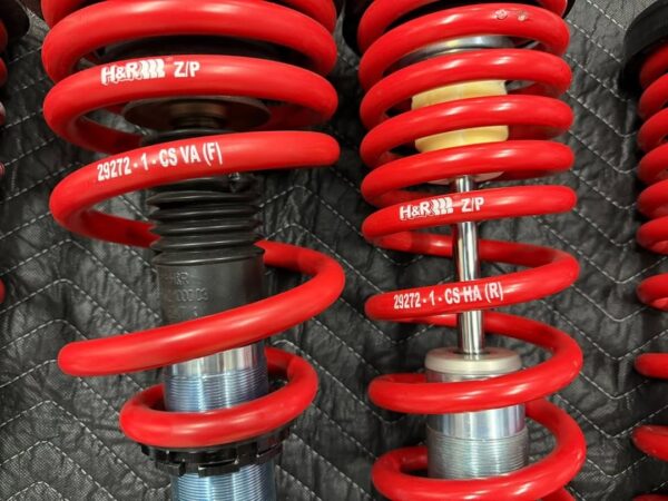 For Sale BMW E39 H&R RSS coilovers Complete set of H&R RSS Coilovers including OE top mounts front and rear for BMW E39. These are complete and ready to bolt in. No need to disassemble existing units. Approximately 1500 miles on the clock; these are like new.  These have stainless inverted mono-tubes up front and stainless mono-tubes out back. They are height adjustable. Upper mounts/bearings are all OEM/OE and brand new. - Image 5