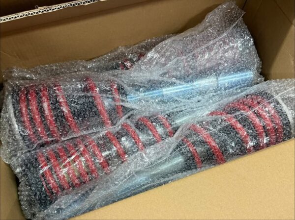 For Sale BMW E39 H&R RSS coilovers Complete set of H&R RSS Coilovers including OE top mounts front and rear for BMW E39. These are complete and ready to bolt in. No need to disassemble existing units. Approximately 1500 miles on the clock; these are like new.  These have stainless inverted mono-tubes up front and stainless mono-tubes out back. They are height adjustable. Upper mounts/bearings are all OEM/OE and brand new. - Image 7