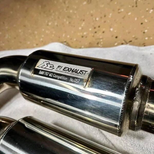 Used Fi Exhaust Valvetronic Cat-Back with the option, Carbon Fiber Tips, for the F87 M2 Competition It was on a 2021 M2c for 8 months, and less than 5000 miles. The exhaust was also professionally installed and removed by a BMW dealership. The exhaust is in amazing condition. - Image 4