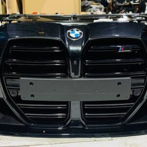 G80/G82 M3 & M4 M Performance Front Bumper Conversion 🔥 ✅ Complete set – includes grille, headlights, and lower carbon splitters ✅ Direct fit for G20/G22 conversion projects ✅ High gloss black finish with OEM-style
