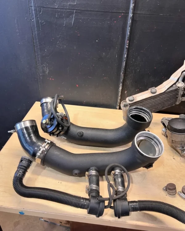 BMW E9X N54 335i Aftermarket Mods ✅Aluminum Chargepipe W/BOV  Aluminum Chargepipe W/Diverter valves Oil Cooler Retrofit CTS Turbo Dual Cone Intakes - Image 5
