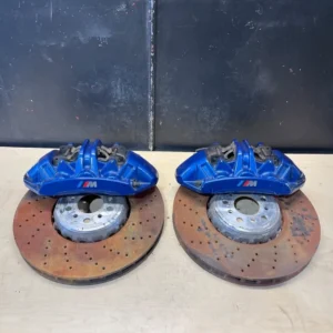 F90 M5 Front Brake Caliper & Rotor Set   Brake pads and rotors are nearly new!  Off of 2019 F90 M5 Unknown miles