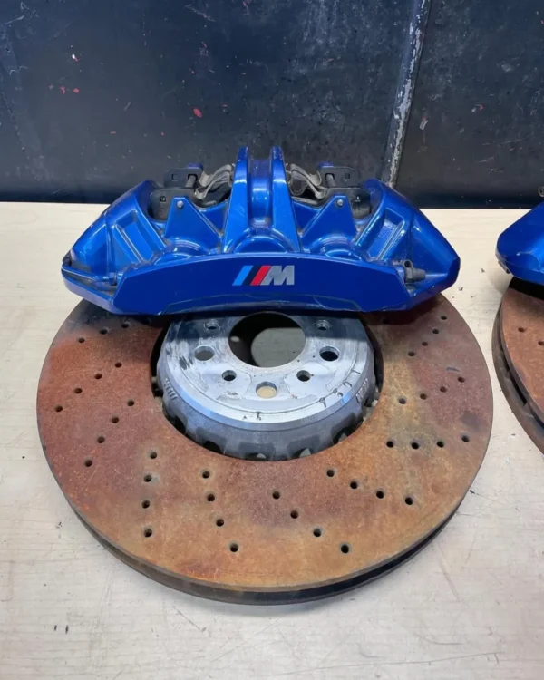 F90 M5 Front Brake Caliper & Rotor Set   Brake pads and rotors are nearly new!  Off of 2019 F90 M5 Unknown miles - Image 3