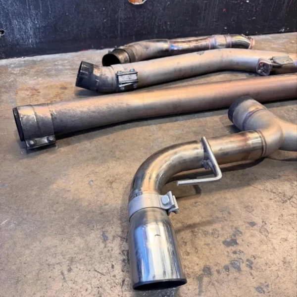 N54 335i VRSF Race Exhaust   Has race muffler and midpipe! Easy direct swap!  Fits 2007-2010 335i with the N54! Last video shows what it sounds like with catless downpipes! - Image 3