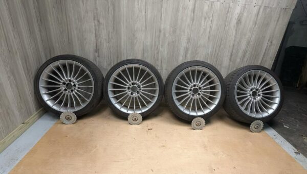 BBS Alpina B7 Wheels SET   •Front-21x8.5 ET25  •Rear-21x10 ET41 •Minor Curb Rash  •Center Cap Bent   SKU 40565