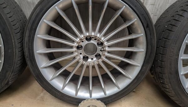 BBS Alpina B7 Wheels SET   •Front-21x8.5 ET25  •Rear-21x10 ET41 •Minor Curb Rash  •Center Cap Bent   SKU 40565 - Image 4