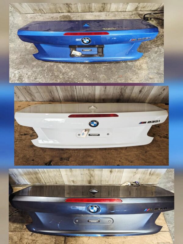 F23 Trunks In Stock!   •Estoril Blau Metallic •Alpinweiss •Mineral Grau Metallic