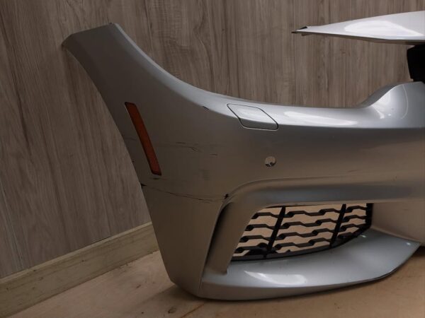 F32 M Sport Front Bumper   •Fits F32/F33/F36  •W/ Grilles  •Silver A83 •Dent & Paint Cracks  SKU 38962 - Image 7