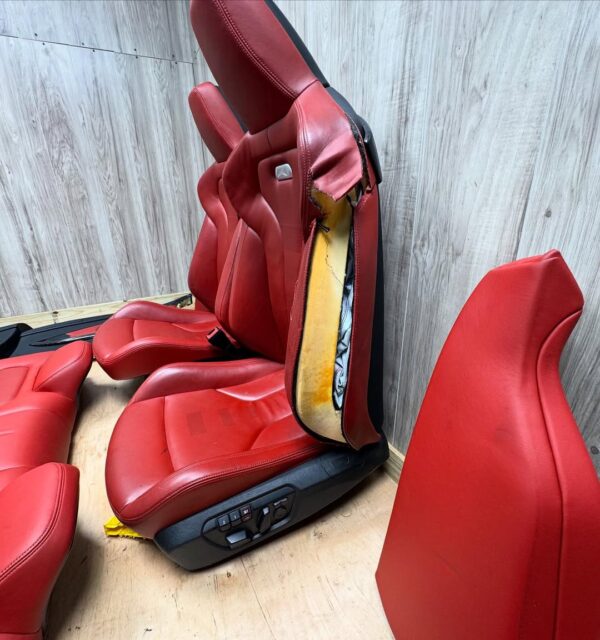 F82 Red Interior   •One seat missing rail and damage on bolster  •Retrofit into E92/F32 - Image 7