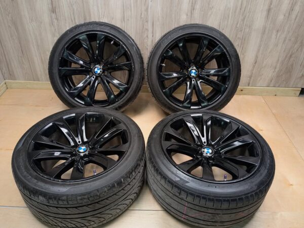 F16 X6 Wheels Star Spoke Style 491 SET   •20”x10/11  •F15/F16 X5/X6  •Curb rash present! SKU 35440 - Image 2