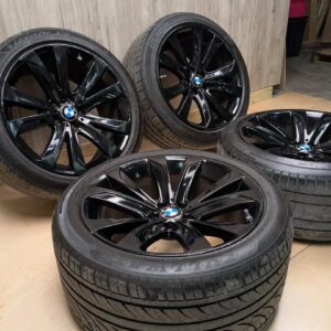 F16 X6 Wheels Star Spoke Style 491 SET   •20”x10/11  •F15/F16 X5/X6  •Curb rash present! SKU 35440