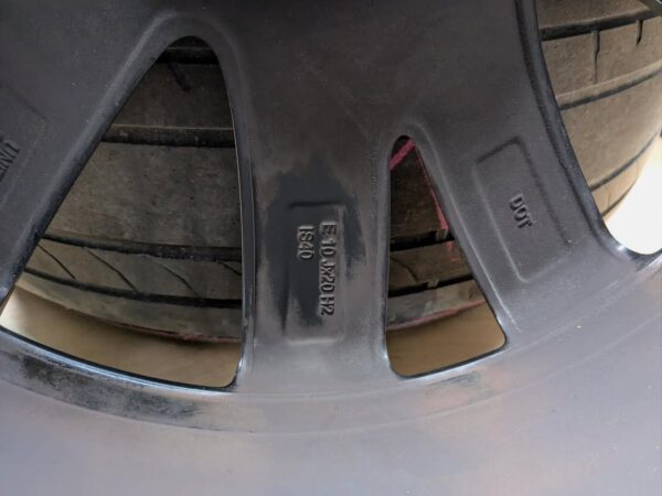 F16 X6 Wheels Star Spoke Style 491 SET   •20”x10/11  •F15/F16 X5/X6  •Curb rash present! SKU 35440 - Image 8