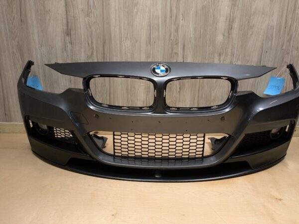 F30 M Sport Front Bumper  •Complete  •Includes Lip  •Includes Fog Lights SKU #35456