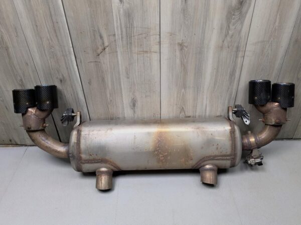 G42 M240i Muffler Exhaust   •W/ Aftermarket Carbon Fiber Tips  SKU 35603