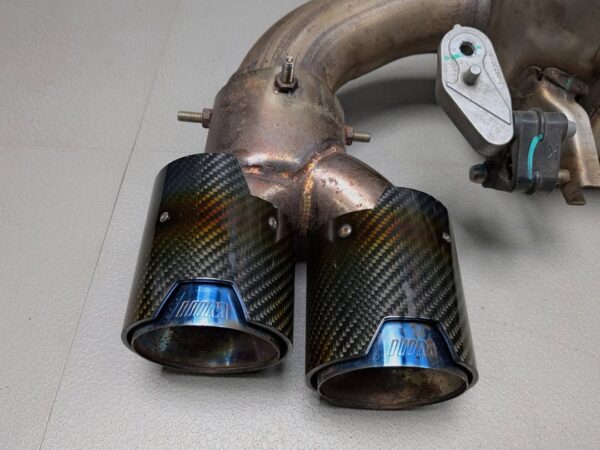 G42 M240i Muffler Exhaust   •W/ Aftermarket Carbon Fiber Tips  SKU 35603 - Image 7