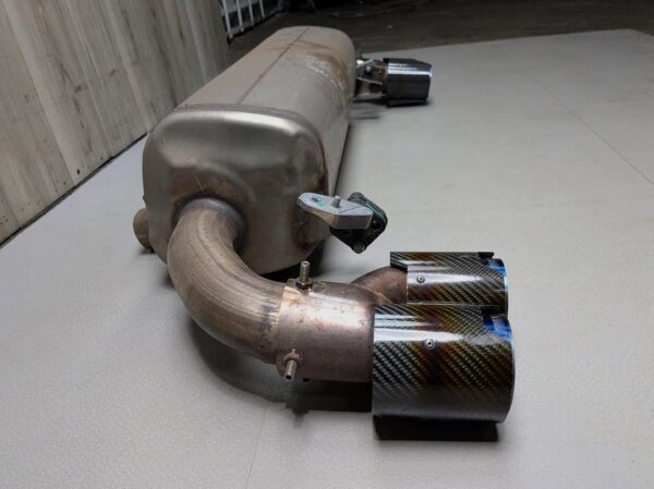 G42 M240i Muffler Exhaust   •W/ Aftermarket Carbon Fiber Tips  SKU 35603 - Image 6