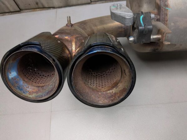G42 M240i Muffler Exhaust   •W/ Aftermarket Carbon Fiber Tips  SKU 35603 - Image 8