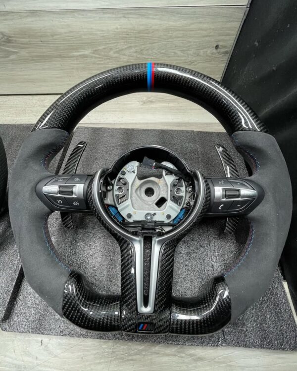 F8x style steering wheel  Will fit f3x and f8x We also have F8x style for E Chassis. Plug and Play!!!