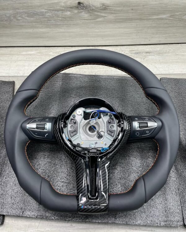 F8x style steering wheel  Will fit f3x and f8x We also have F8x style for E Chassis. Plug and Play!!! - Image 5