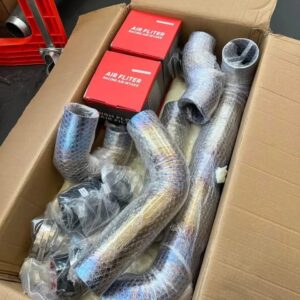 Titanium front mount air intakes for the G8X Titanium Front Mounts